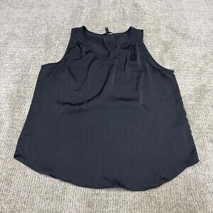 Banana Republic Blouse Black Sleeveless Women’s Size Medium